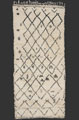 TM 2292, Beni Ouarain pile rug with a classical yet lively drawing, north-eastern Middle Atlas, Morocco, 1970s, 440 x 200 cm (14' 6'' x 6' 8''), high resolution image + price on request